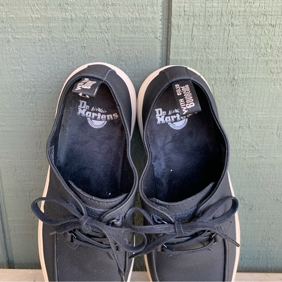 Dr. Martens Walden Black Canvas Lace-Up Casual Oxford Shoes Women’s Size 8 - Picture 11 of 12